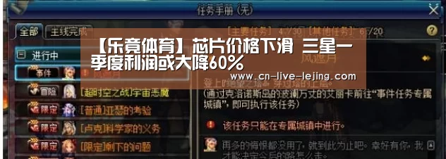 【乐竟体育】芯片价格下滑 三星一季度利润或大降60%(图4) 乐竟体育官方